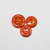 Niucky Basic Nylon Flower Buttons 2 Holes Flatback Washable Scrapbooking Craft Buttons 15mm 12.5mm 12 Colors