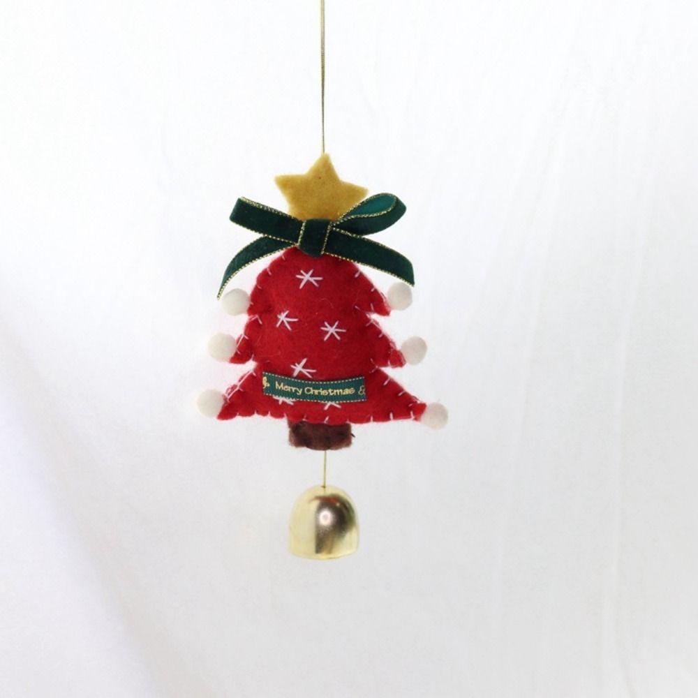 Creative Christmas Tree Pendant Exquisite Felt Christmas Tree Ornaments Handmade for Xmas Tree Xmas Hanging Decorations