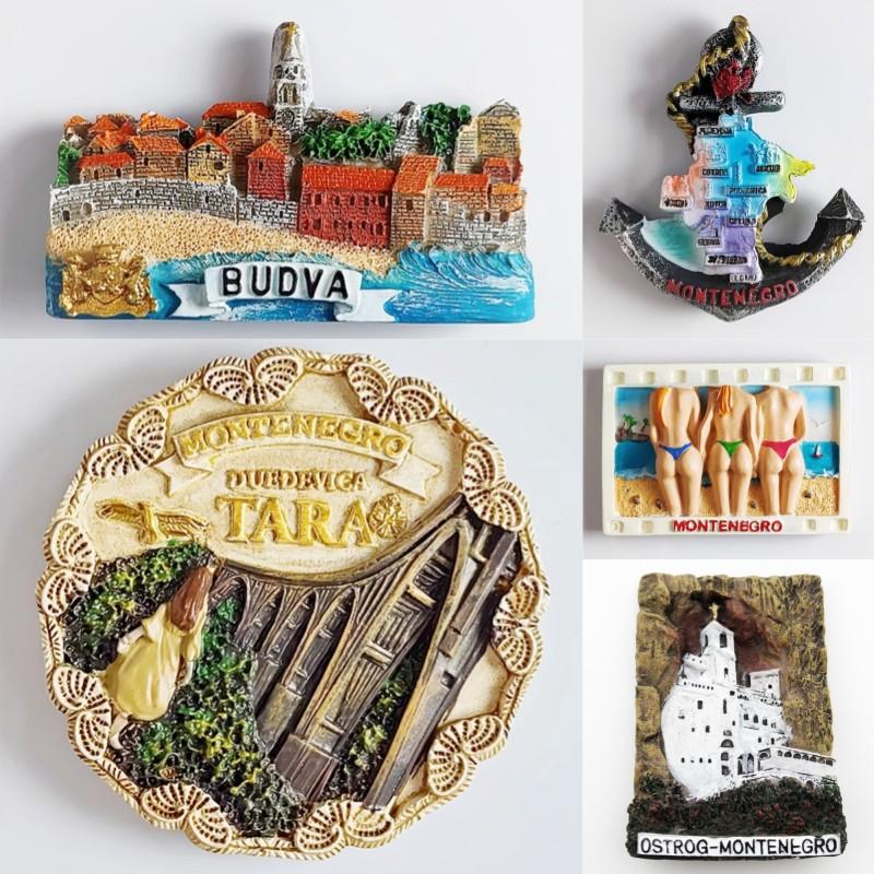 Monténégro Monastère d'Ostrog Aimants de Réfrigérateur Souvenirs Touristiques Cadeaux de Mariage Anniversaire Tableau d'Affichage Autocollants Magnétiques Décoration de Maison