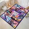 Grand Theft Auto V Poster Style Rug, Non-slip Rug Suitable for Living Room and Bedroom Sofas.
