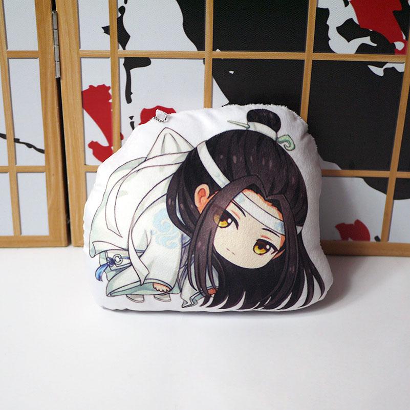 Anime MO DAO ZU SHI Cosplay Plyšová panenka Přívěsky Hračka Lan Wangji Wei Wuxian Roztomilé plyšové hračky Dětský polštář Dárek