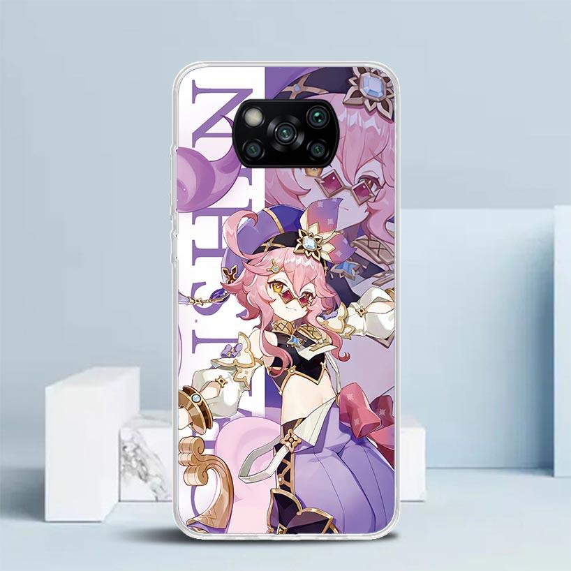 Genshin Impact Anime Phone Case For Xiaomi Poco F7 Ultra X5 X6 X7 Pro M7 Redmi 15C 15 13C 13 12C 12 10C 10 10A 9 9C 9A 9T Cover