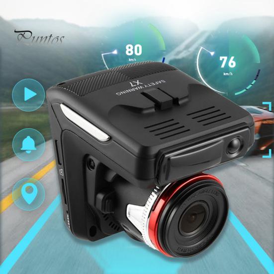 

Для транспортных средств X7 Car Camera надежное определение скорости 2 в 1 регистратор скорости радар-детектор чёрный