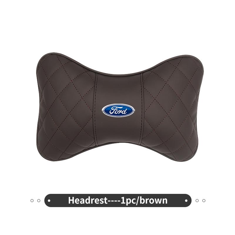 EUEX2 Universal Car Seat Headrest Neck Pillow Lumbar Back Support For Ford Escort KA Flex Everest KA Expedition Falcon Fusion
