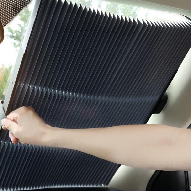 Heat Resistant Windshield Sunshade Aluminum Foil UV Blocking Lightweight UV Protection Collapsible For Cars Trucks SUVs