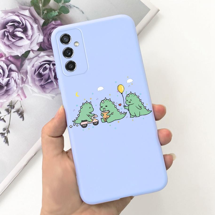 For Samsung M52 5G Case Lovely Duck Cat Head Dinosaur Fundas Soft TPU Phone Cases For Samsung Galaxy M52 5G SM-M526B Hoesje 6.7"