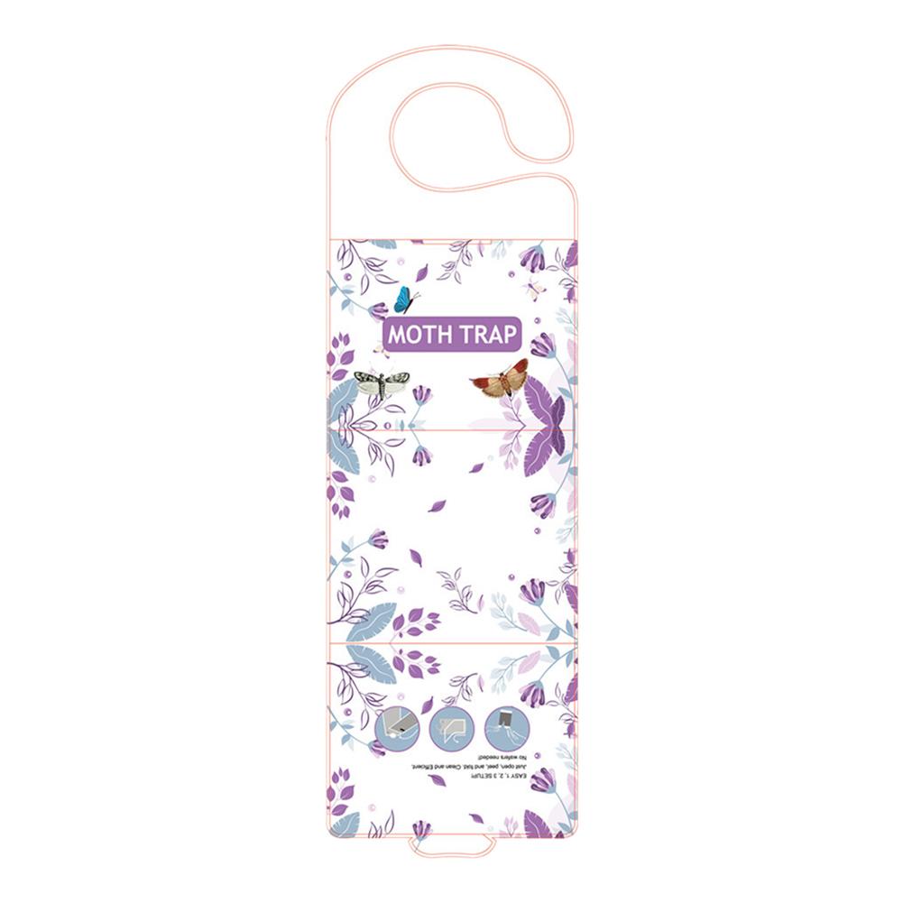 

5 шт. ловушки для моли с феромонами Prime Мощные ловушки для моли (фиолетовый)