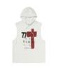 Garter Gallery Red Cross Hood Sleeveless_White