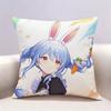 HHololive Usada Pekora  Doublesided print Pillow Case for Sofa Living Room Home office Decor Protective Cover