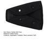 Safety Belt Fixer Foldable Soft Adjustable Neck Protection Car Triangle Safe Seat Belt Cover Car Goods