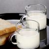 80ml High Borosilicate Glass Cup with Spout Glass Cup Mugs Milk Coffee Utensils Insulated Clear Cup Suitable For Espresso