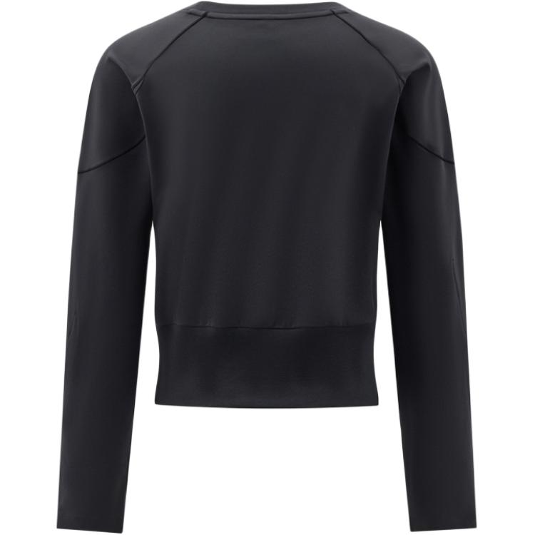 Adidas FOS Sweatshirts Women's Black Crew Neck Moderate LI1401