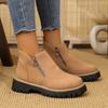 Women Simple And Stylish Boots Plus Size Platform Shoes Women  Thick Sole Ankle Boots Fashion Comfortable For Women