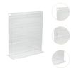 Acrylic Jewelry Storage Tray Rack Show Stand 4 Tiers Display Shelf Organizer Risers for