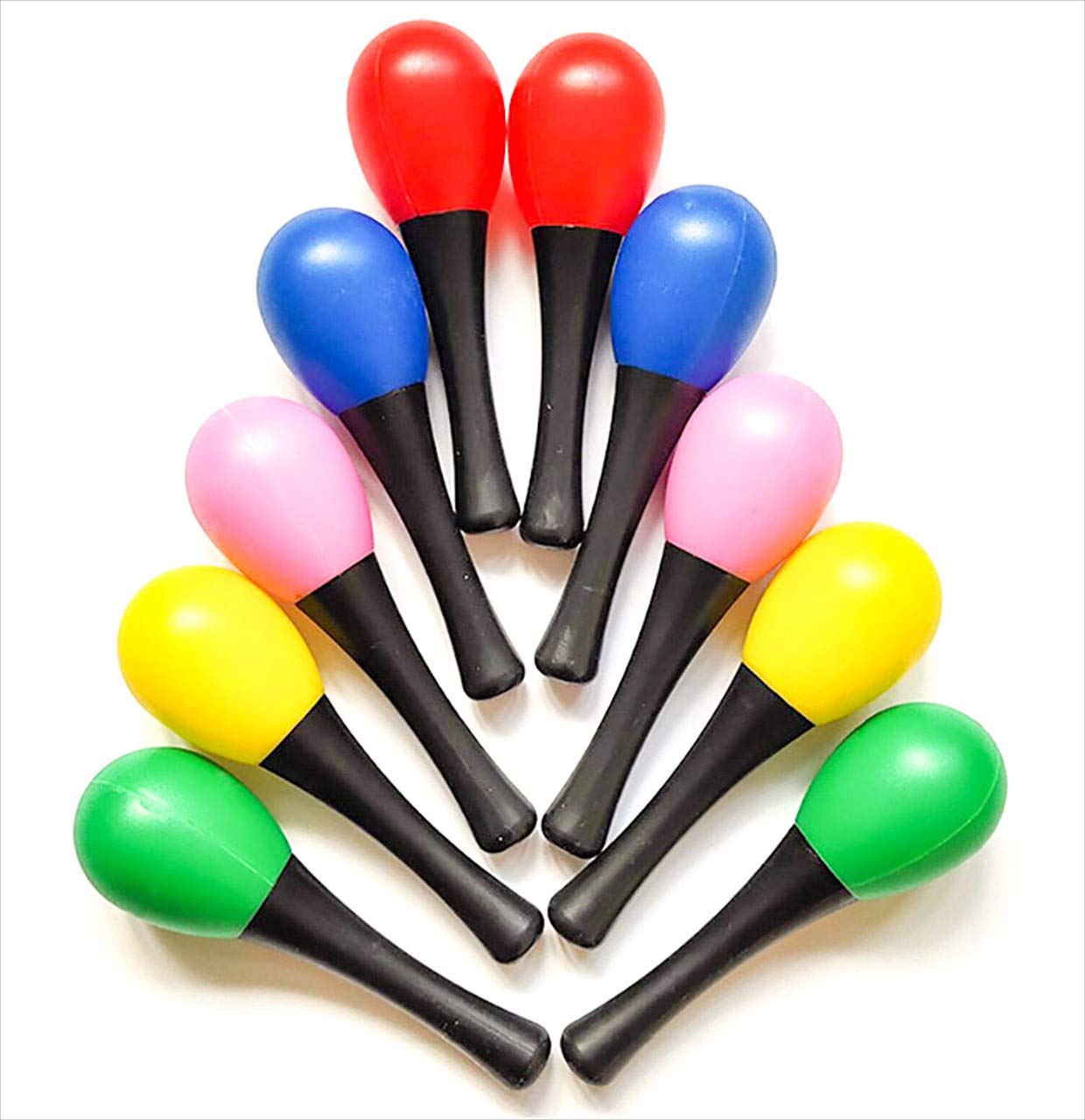 

COLORBIRD Маракасы Шейкеры (10 кусочков) Детские музыкальные инструменты Игрушка-попугайчик Праздничные принадлежности Пластиковые маракасы