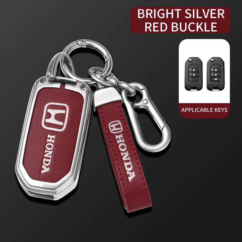 tbfnr8 Car Flip Remote Key Case Cover Protector Shell Fob For Honda Civic CR-V HR-V Agreement Jade Crider Odyssey 2015-2018 Accessories