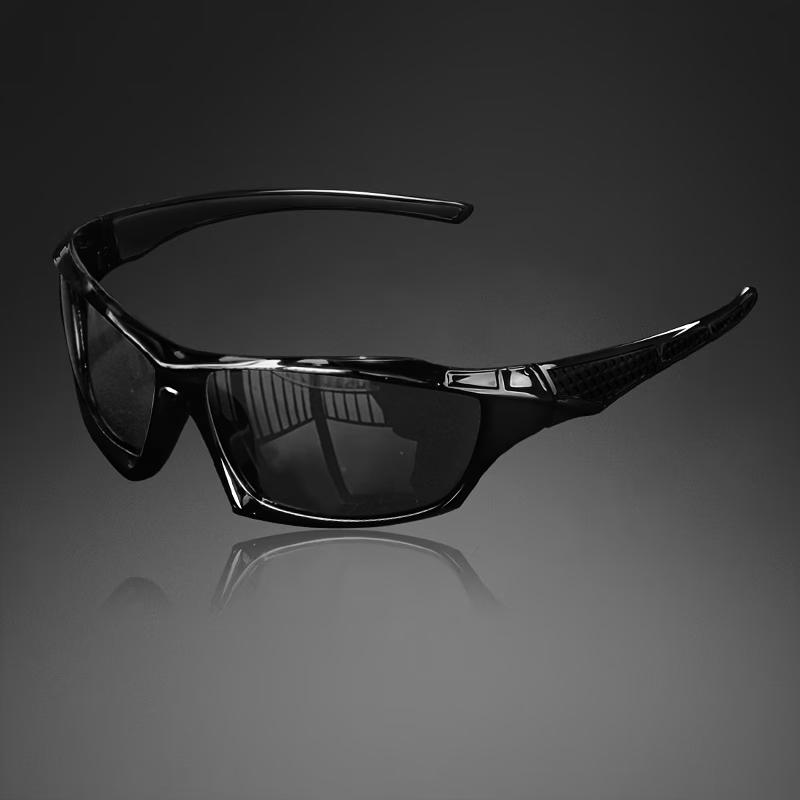 

1PCS Sports Sunglasses for Men Lightweight Night Vision Male Shades Cycling Driving Fishing Fashion Mirror Sunglass чорний