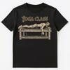 Yoga-Enthusiast Foltergestell Dehnen Lustiger Fitness-Humor Unisex T-Shirt