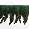 10Meter Rooster Feathers Fringe Trim On Tape Chicken Cock Pheasant Feather for Clothes Ribbon Sewing Flecos Decoration