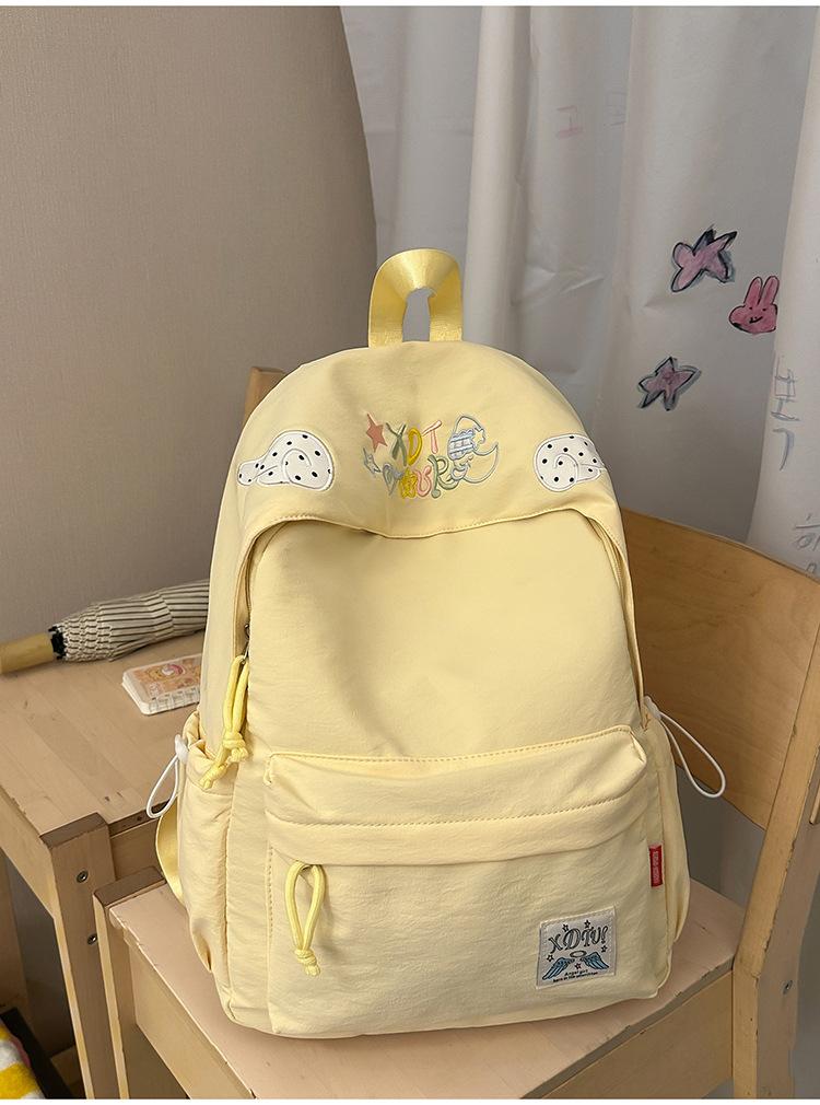 Schoolbag Versatile Lightweight Travel Backpack Japanese ins Campus School Bag Female Junior High School High School Student Simple Backpack