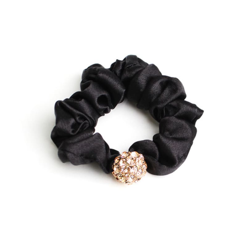 RACOHA Dazzle Cubic Ball Hair String Dazzle Cubic Ball Hair Scrunchie (hair Band, Hair Tie)