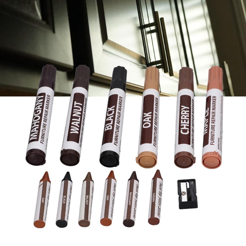 13PCS Multi Tone Assortment Wood Furniture Repair Pen Scratch Concealing