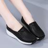 Fashion Women Flats Comfortable Loafers Shoes Woman Breathable Leather Sneakers Women Fashion Black Soft Casual Shoes Female2025