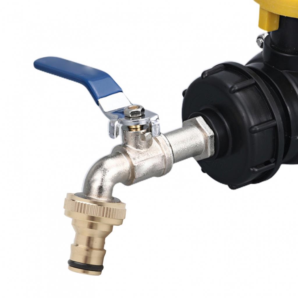 G3/4in Tap Connector Quick Release Fittings Tool Tubing Repair