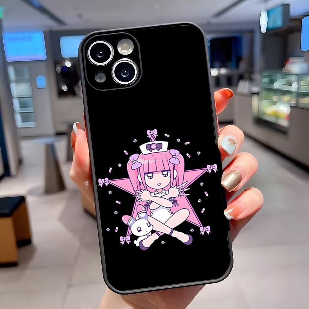 M-Menhera Chan Comic Phone Case Matte Translucent For IPhone 15 Pro 16 Pro Max 13 11 12 14 Xs X Xr 7 8 Plus Se Back Cover