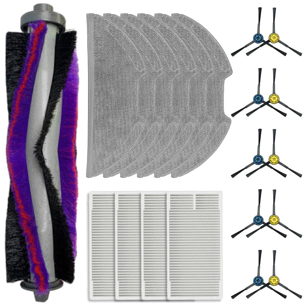 For M9 For Eureka NERE10s E10S For Obode A8 Main Side Brush Filter Mop Cloth Kit Vacuum Cleaner Spare Replacement Parts