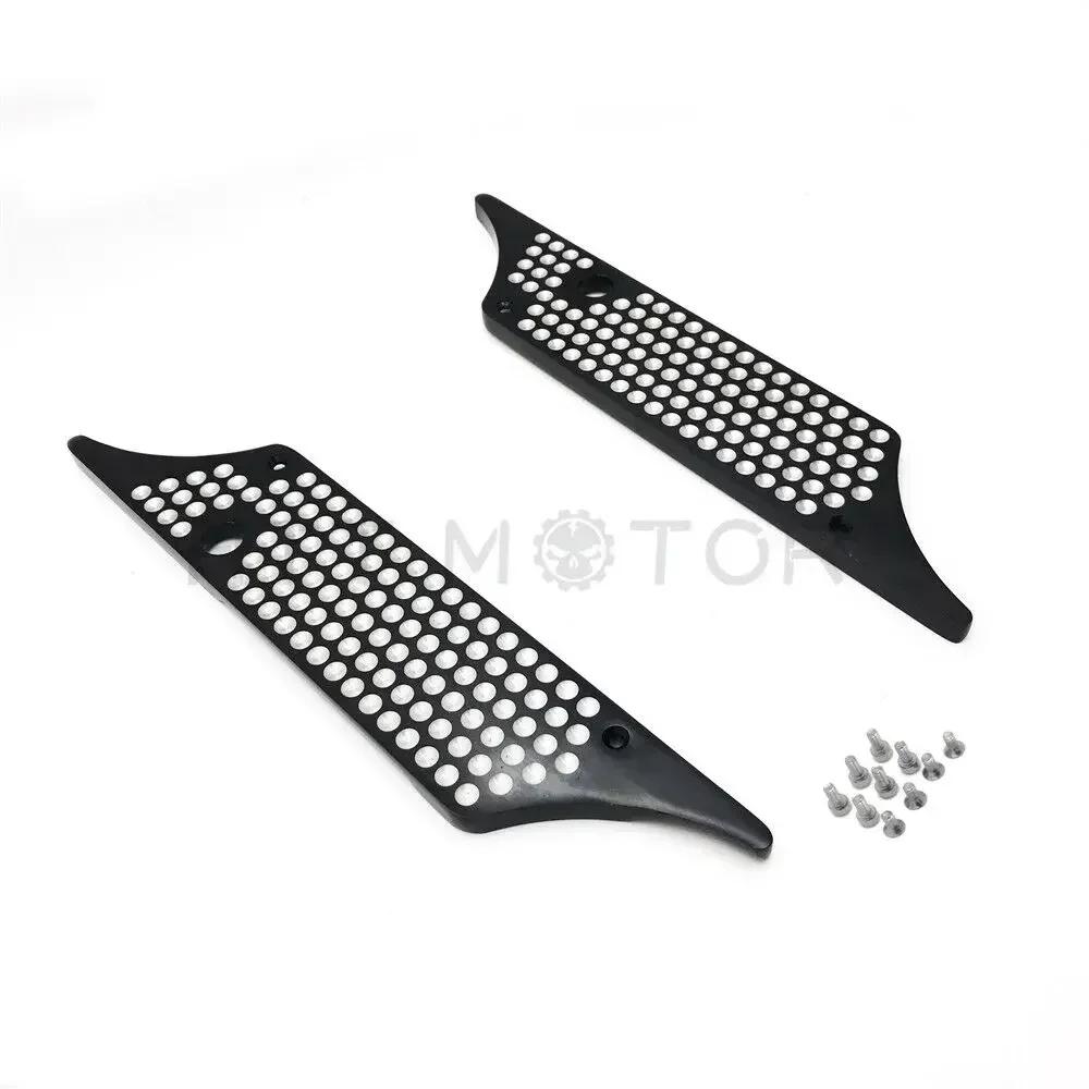 Edge CNC Cut Black Hard Bag Latch Cover For Harley Davidson Touring 1993-2013 Motorcycle Parts