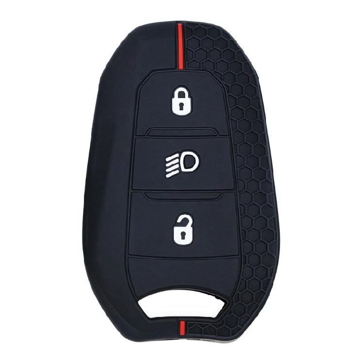 Key Cover Protective Shell Soft Fob Protector Cover Car Key Case for 208 308 408 Full Protection Key Fob Case