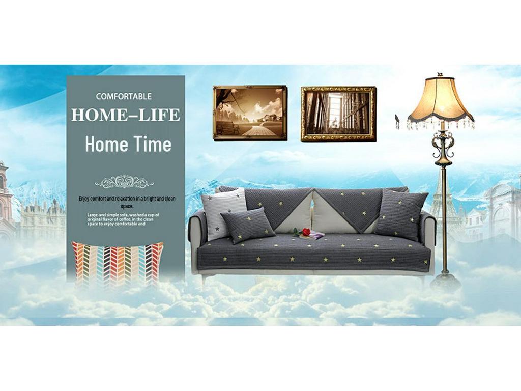 Gruba antypoślizgowa zimowa pluszowa poszewka na poduszkę do sofy z holenderskiego aksamitu