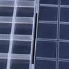 Hot Selling 24 Grids Transparent Storage Box Display Organizer Box Jewelry Ring Earring Case Plastic Storage Box Container