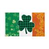 St. Patrick's Day Banner, Irish Commemorative Flag, Decorative Flag With Shamrocks