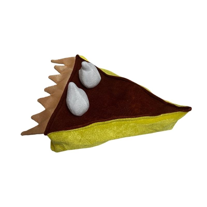 

Funny Pumpkin Pie Hat Costume Accessories Headwear For Halloween Thanksgiving RolePlay Party Photography Headgear 1