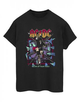 ACDC Womens/Ladies Blow Up Your Video Jump Cotton Boyfriend T-Shirt