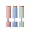 Venta al por mayor Blanco Rosa Azul Verde Color Molinillo de Sal y Pimienta Muela Cerámica Con Luz Molinillo de Especias Pimienta