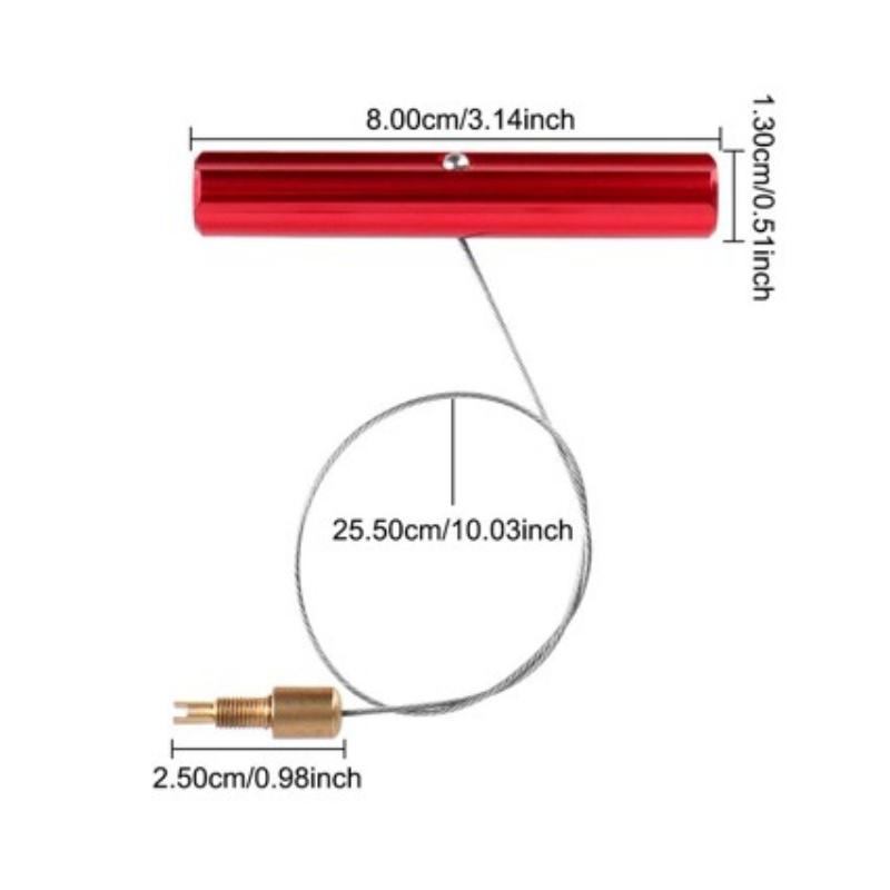 Tire Valve Core Puller Remover Installer Tool Labor Saving Valve Stem Repair Tool For Motorcycle Bicycle Tyre Changing Repair