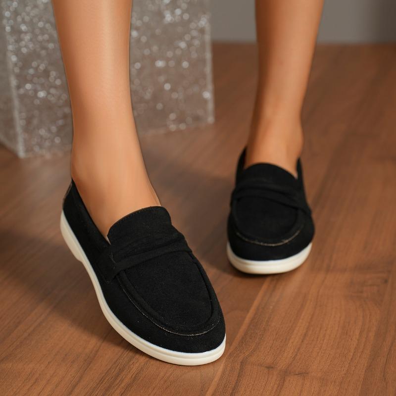 2025 Women's Lightweight and Hot-selling Spring Autumn New Large Size Easy Wear Flat Bottom Shoes Comfortable Casual Footwear