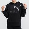 PUMA Sweatshirts Women's Black Hooded Moderate Regular 599197-51
