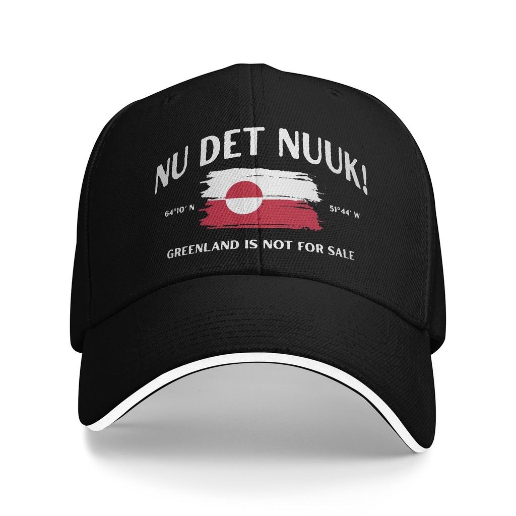 Summer Greenland Is Not For Sale Baseball Cap Hiking Fishing Vintage Design Sun Hip Hop Hats Unisex Women High Quality Snapback Cap