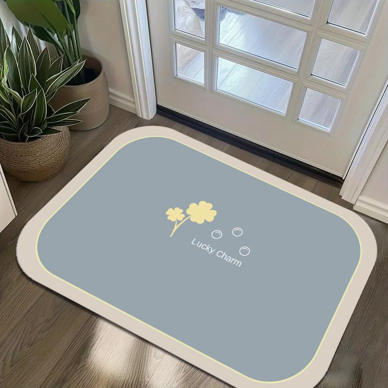 

Minimalist Soft Diatom Mud Mat Bathroom Bathroom Door Slip-resistant Pad Dirty and Easy To Take Care of Door Good Rug 40 * 60Cm