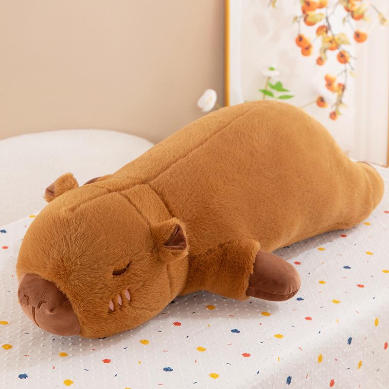 

Cute Pink Capybara Pillow Plush Toy 50cm (0.19kg) коричневий
