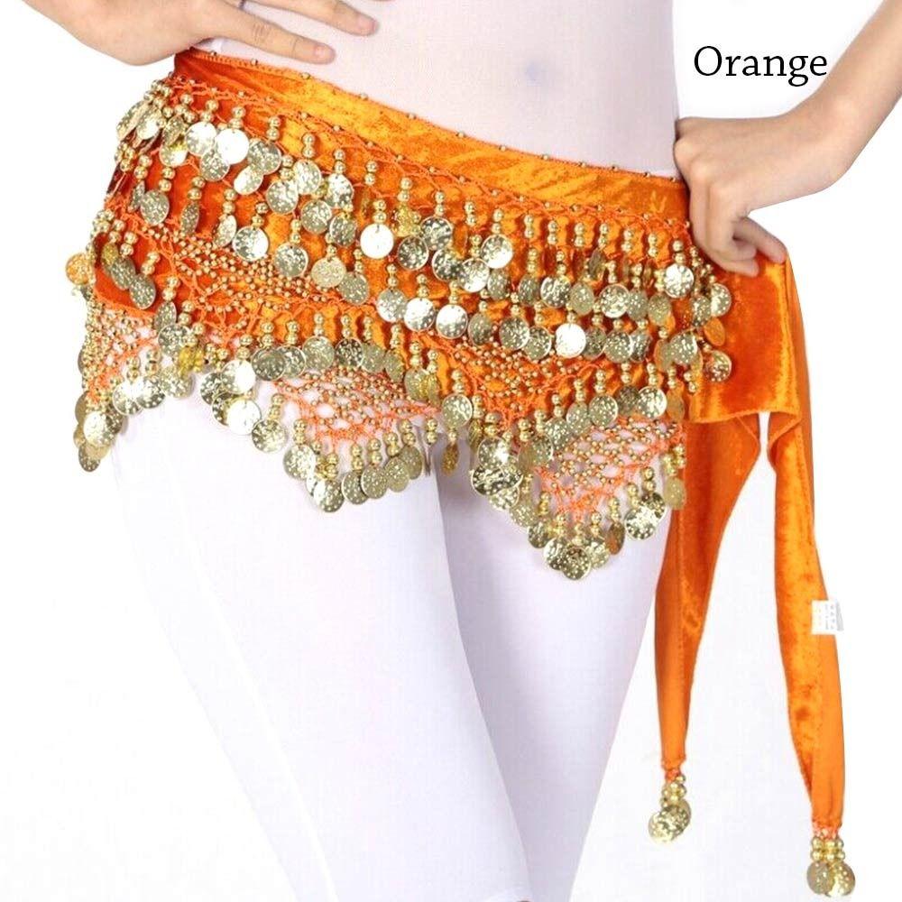 For Thailand/India/Arab Tassels Sequins Belly Dance Belt Waist Chain Hip Scarf Dancer Skirt