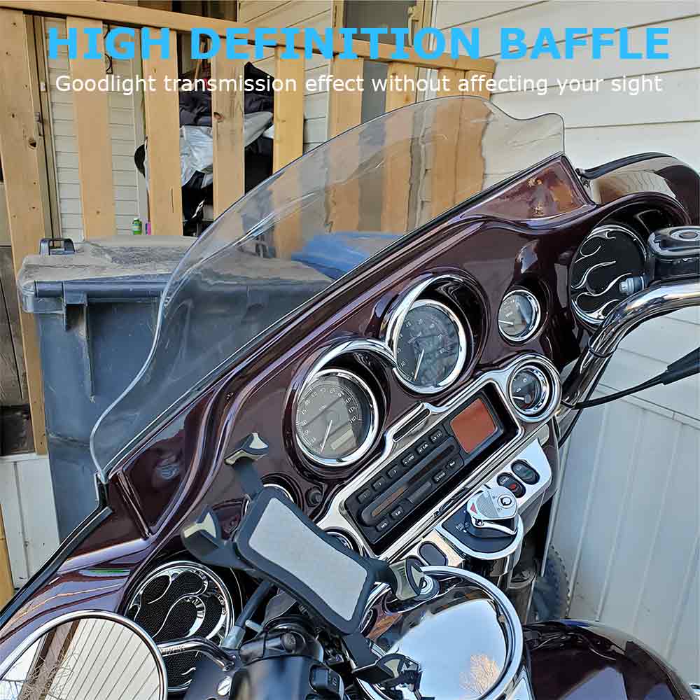 

Motorcycle Accessories 6 Clear Windshield ABS Plastic For Harley Electra Street Glide Touring Bike 1996-2013 United States