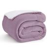 Double-Sided Plush Flannel Fleece Blanket - Ultra-Fine, All-Season Throw for Bed, Sofa, Travel, or Camping