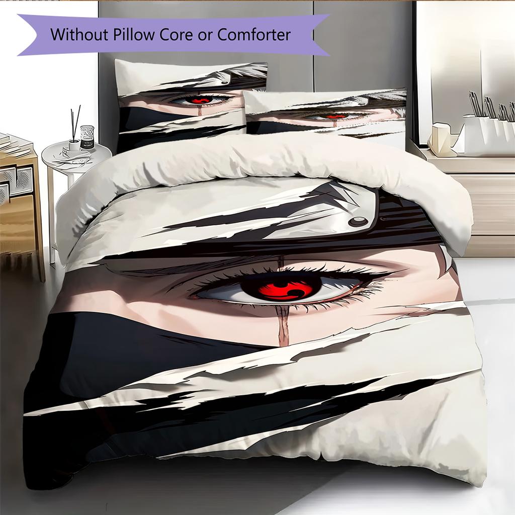 Cartoon Pattern Bedding Quilt Set Quilt Cover Pillowcase Home Decoration Birthday Gift (1 * Duvet Cover + 2 * Pillowcase, Without Core)