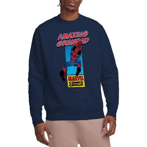 Marvel Comics Mens Amazing Grandad Spider-Man Corner Box T-Shirt