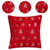 Christmas Theme Plush Pillow Case 18x18 Inch Washable for Living Room Coffee Shop